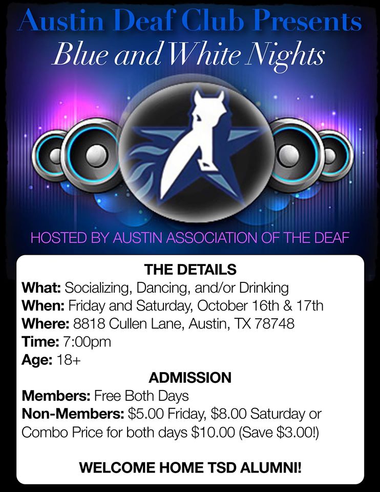 Austin Deaf Club Weekend 2015 Deaf Network of Texas