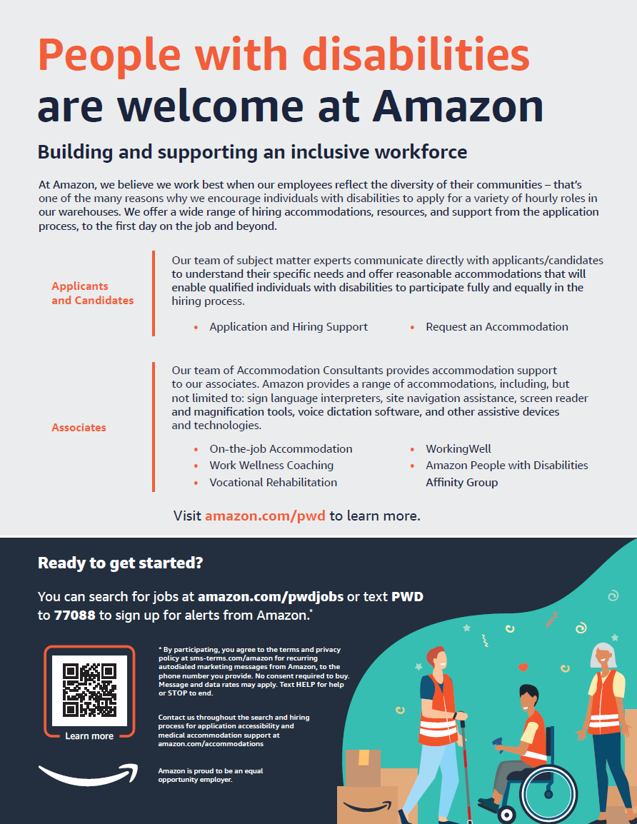 Job Opportunity Amazon Deaf Network Of Texas